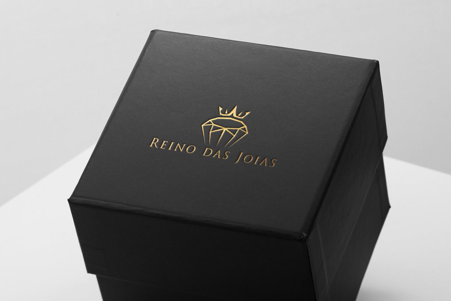 Colar Grumet com Pingente São Jorge – Banho Dourado Premium 8mm
